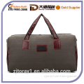 Custom Canvas Tote Duffel Bag with Leather Handle for Travelling